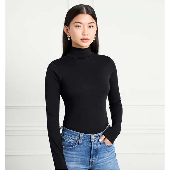 Hill House Tops - NWT Hill House The Luna Bodysuit in Black